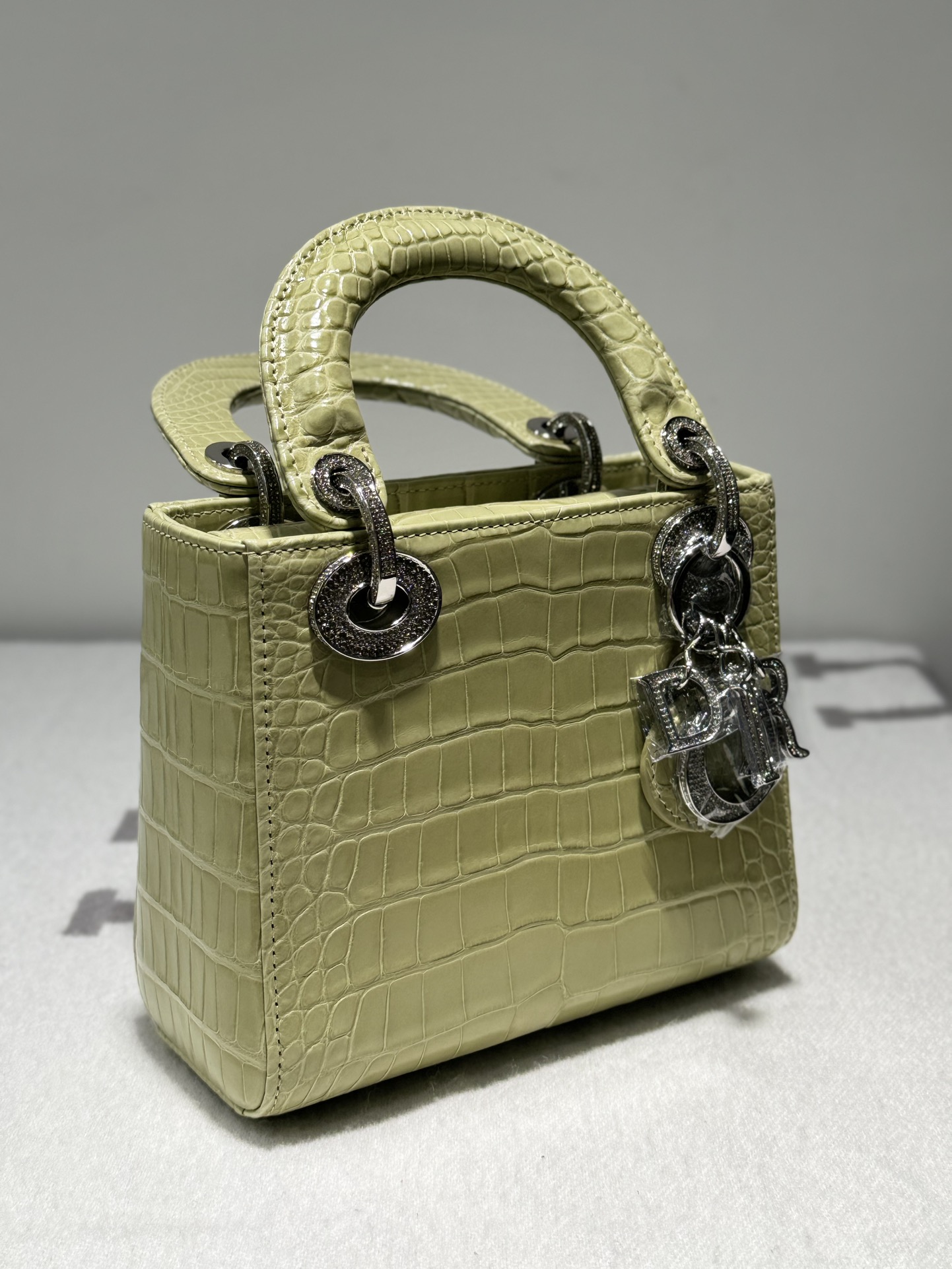 Túi xách Dior da cá sấu like auth 1:1 fulbox