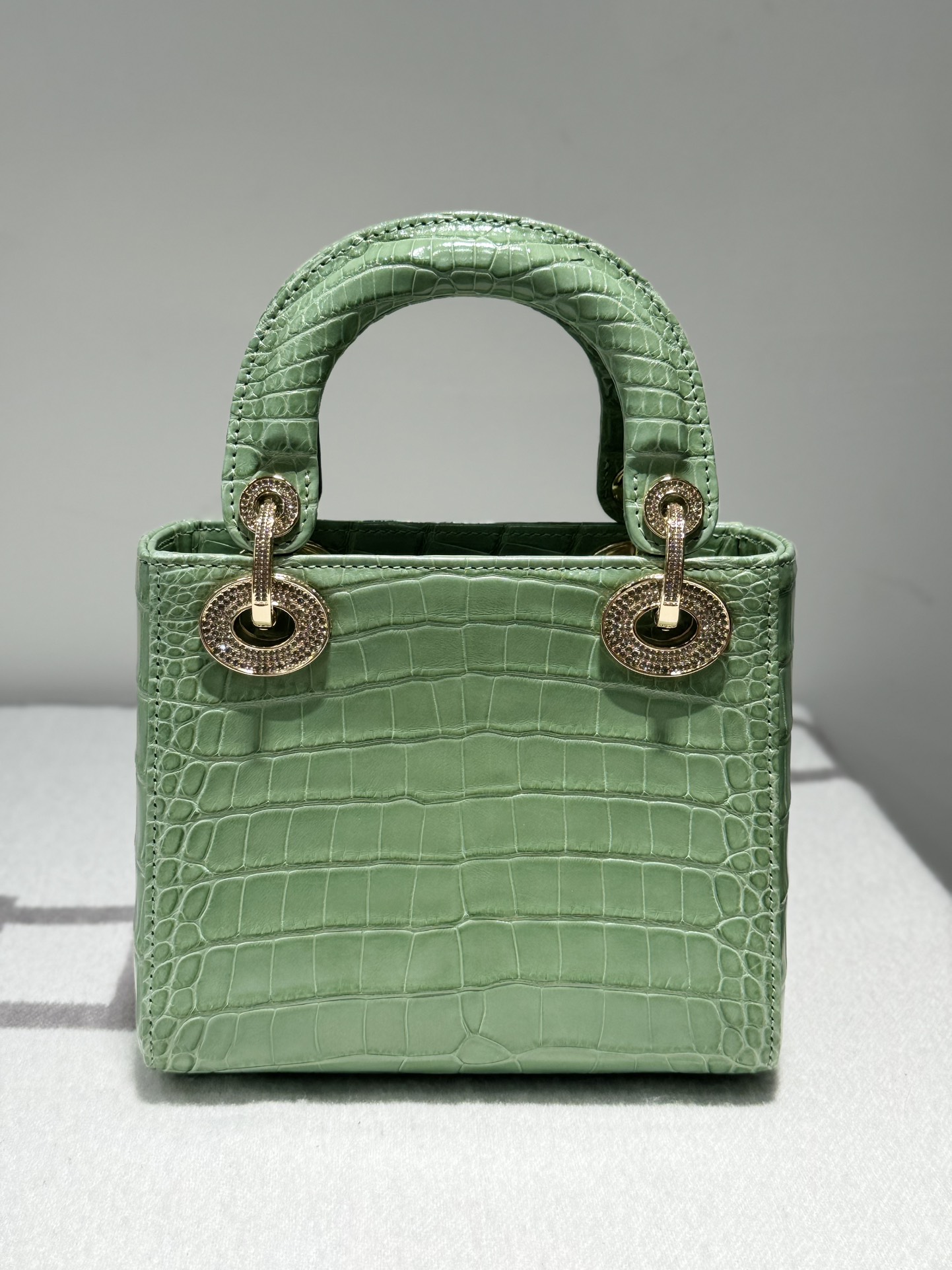 Túi xách Dior da cá sấu like auth 1:1 fulbox