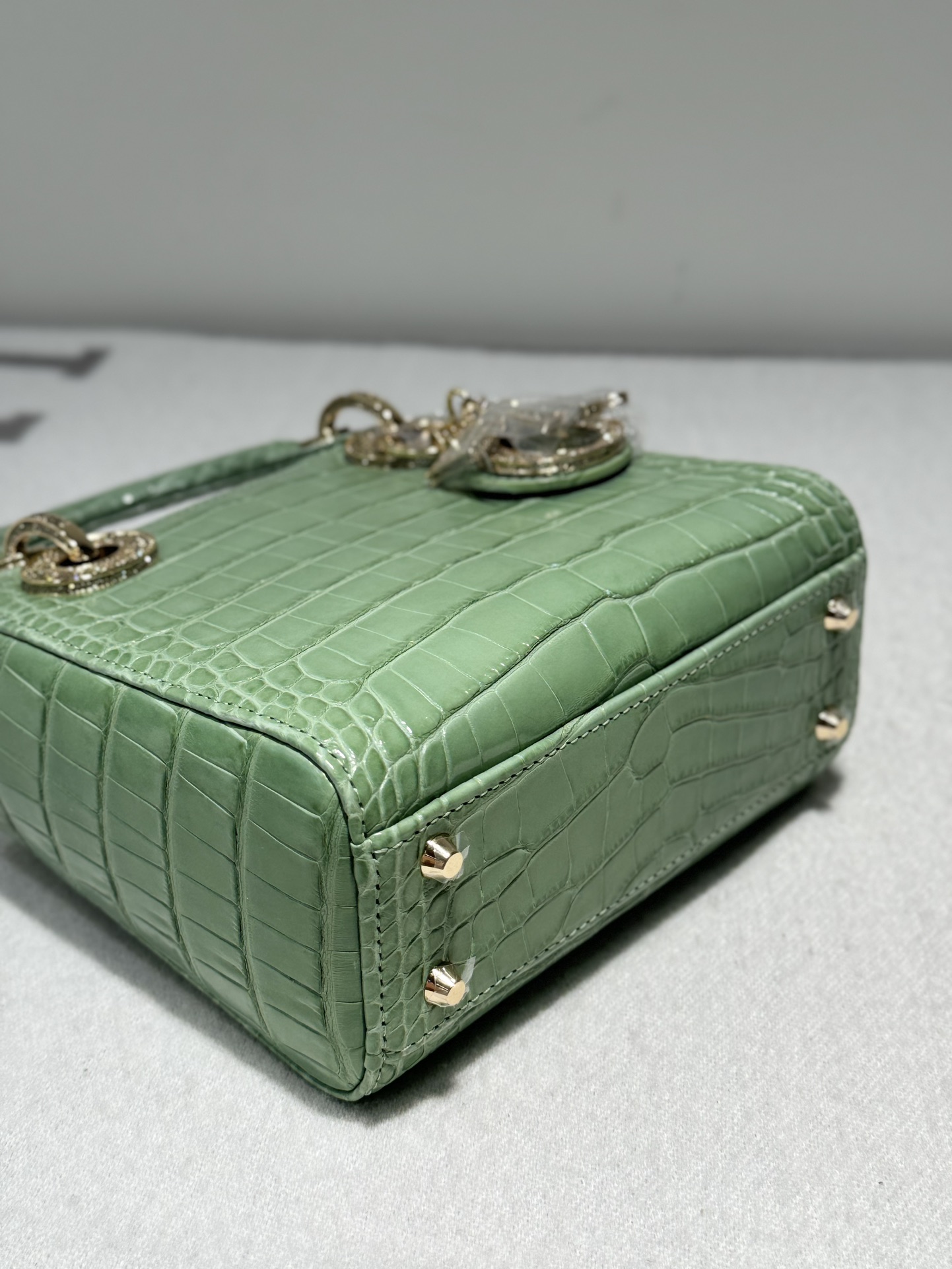 Túi xách Dior da cá sấu like auth 1:1 fulbox