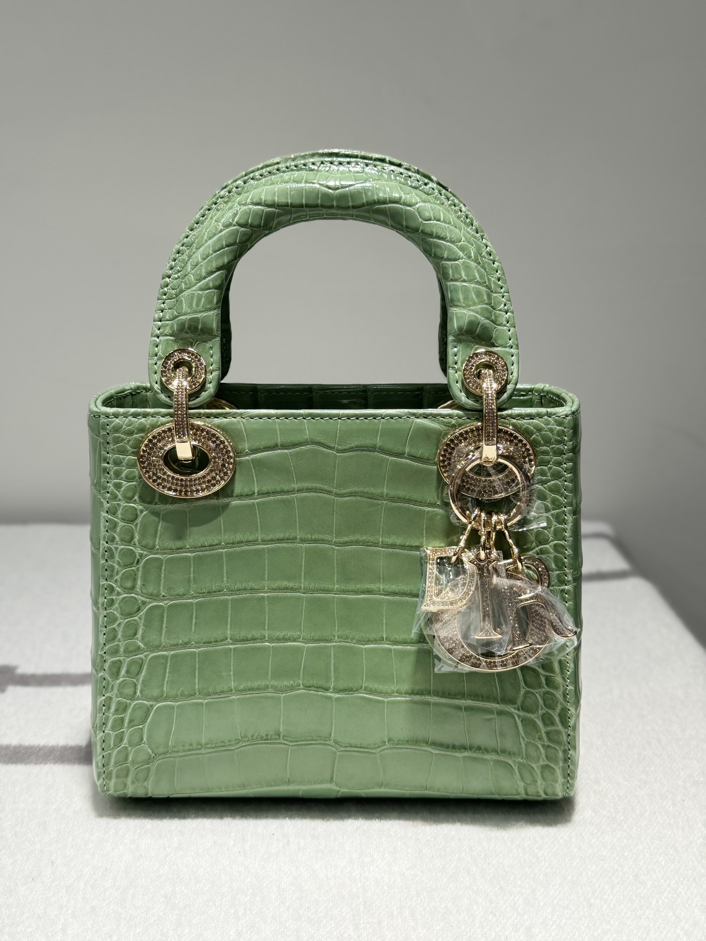 Túi xách Dior da cá sấu like auth 1:1 fulbox