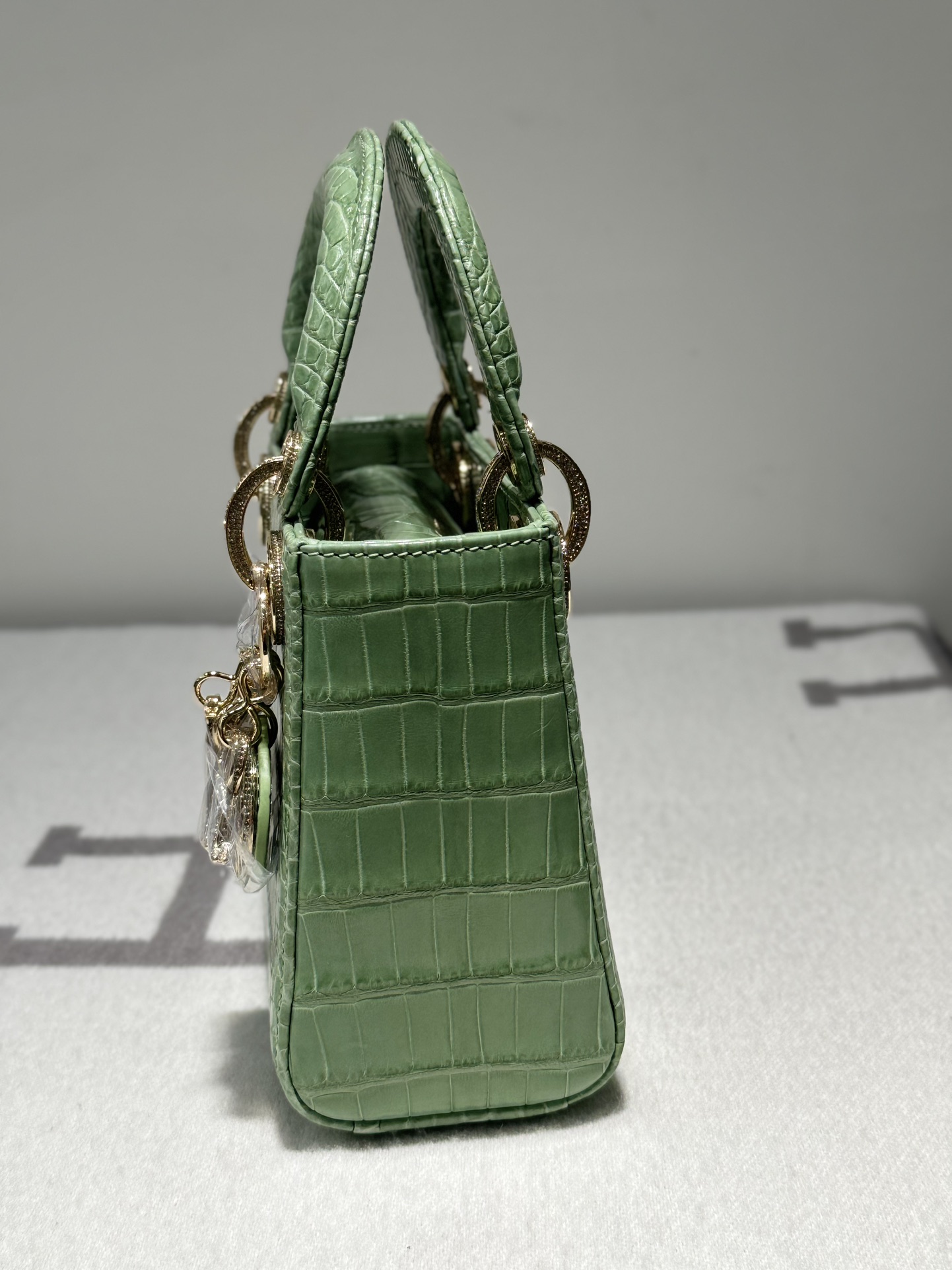 Túi xách Dior da cá sấu like auth 1:1 fulbox