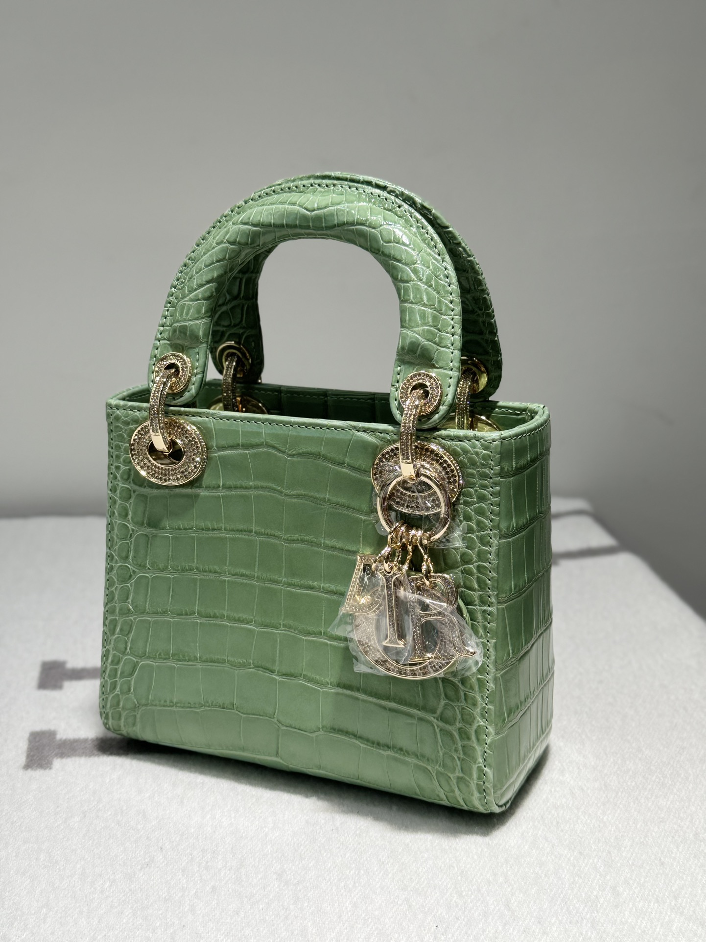 Túi xách Dior da cá sấu like auth 1:1 fulbox